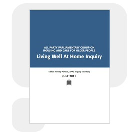 APPG Living Well At Home Inquiry frontcover