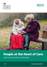 Cover Adult Social Care Reform White Paper