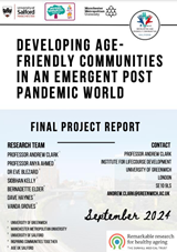 Developing Age Friendly Communities in an Emergent Post-Pandemic World COVER