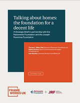 Talking about homes the foundation for a decent life cover