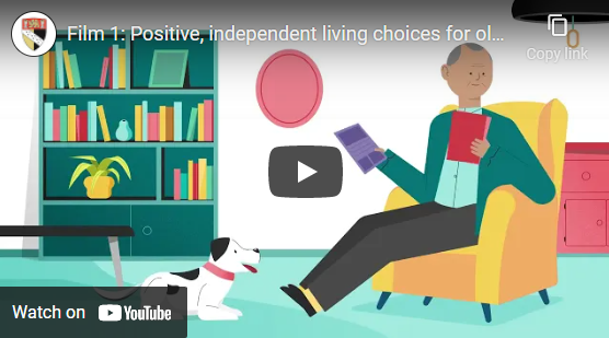 Independent living and Housing with Care video guides cover